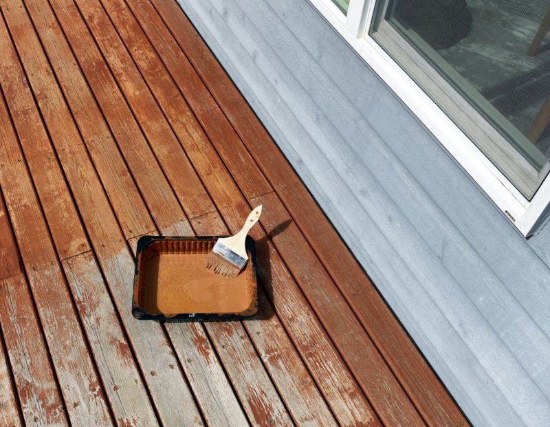 Cedar Deck Staining