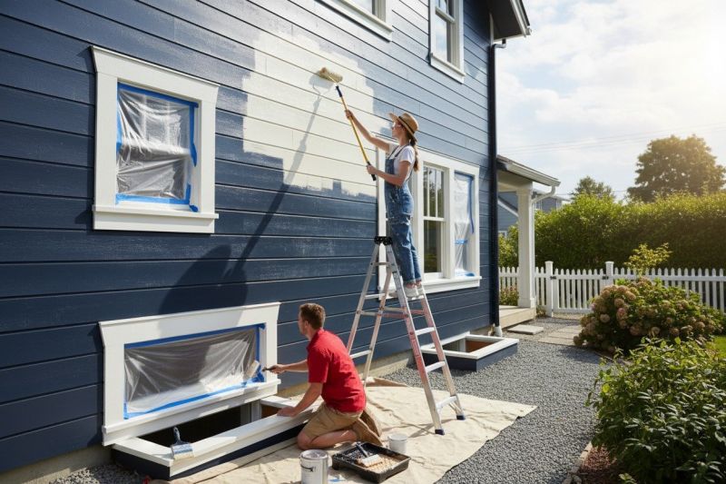 Siding Painting Service